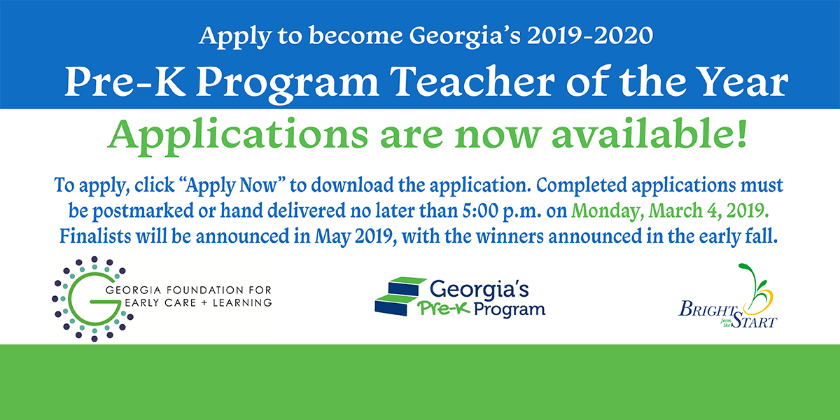 Ga Pre K Bright From The Start